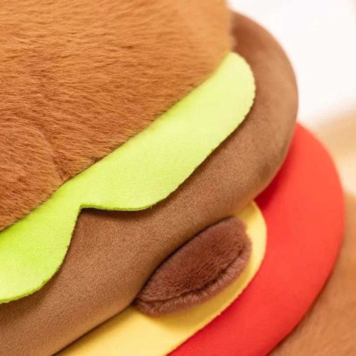 GENERICO - Peluche Capibara  Hamburguesa 22 cm