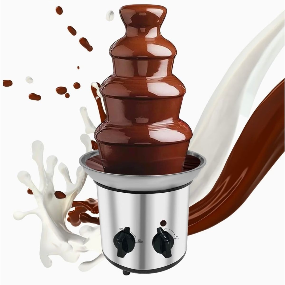 MOVI - Cascada de Chocolate de 4 Niveles – Ideal para Toda Ocasión Especial