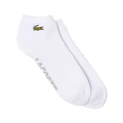 LACOSTE - Calcetin Sport Corto Blanco X2 Tenis Padel