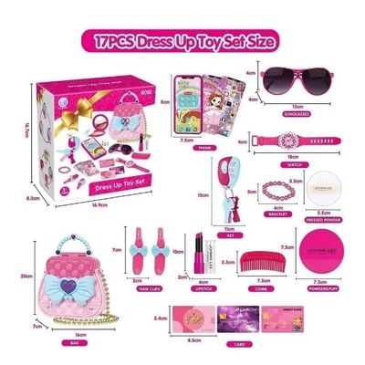 Imagen 2 del producto Juguete Niña Cartera De Princesa 17 Piezas Con Luces Sonidos