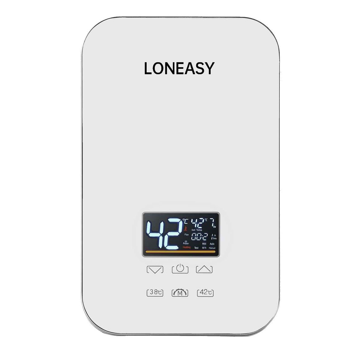 LONEASY - Calentador de aqua instantáneo Calentador instantáneo de agua Máxima eficiencia energética  con SEC