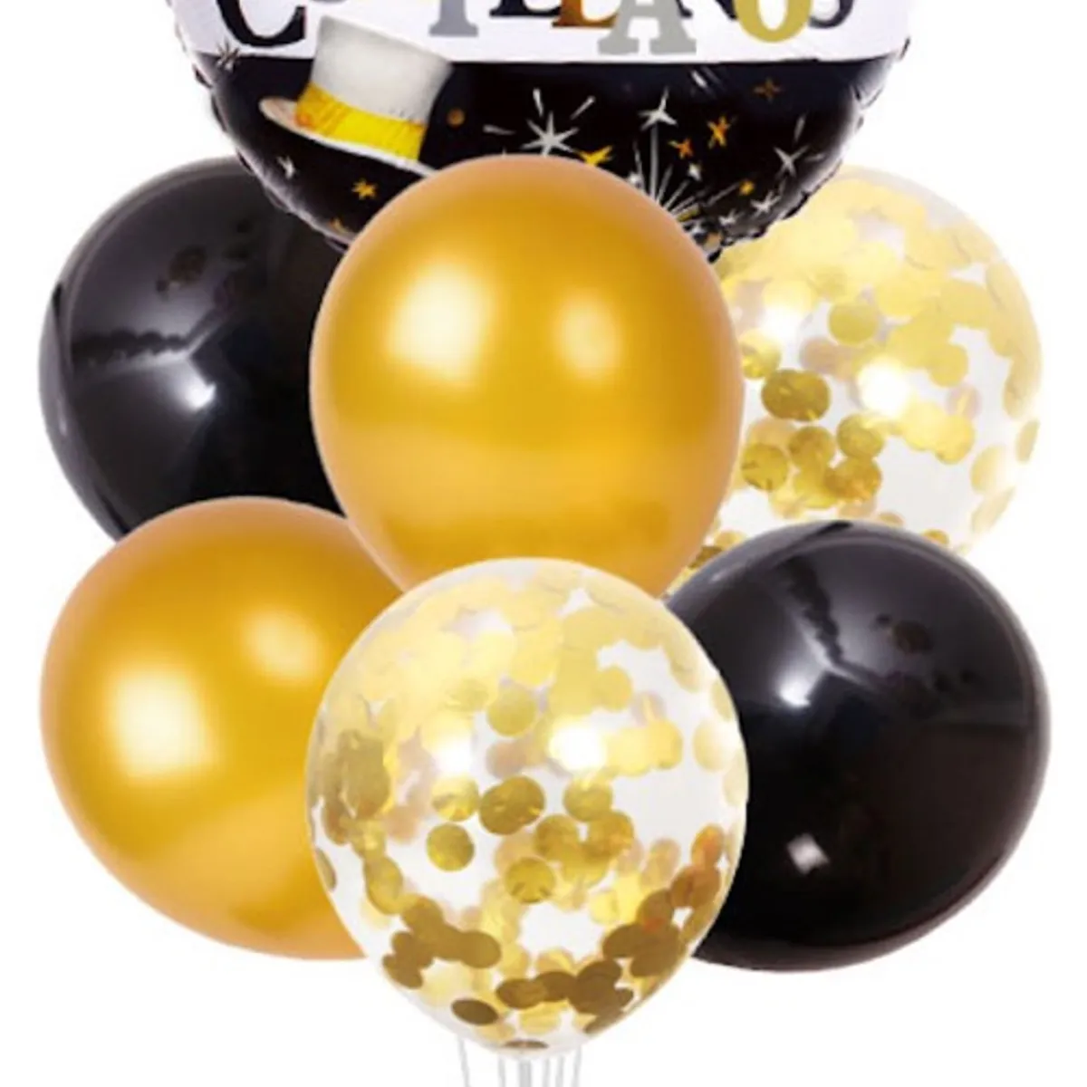 GENERICO - Set De Globos Centro Mesa Fiestas Decoraciones Con Soporte