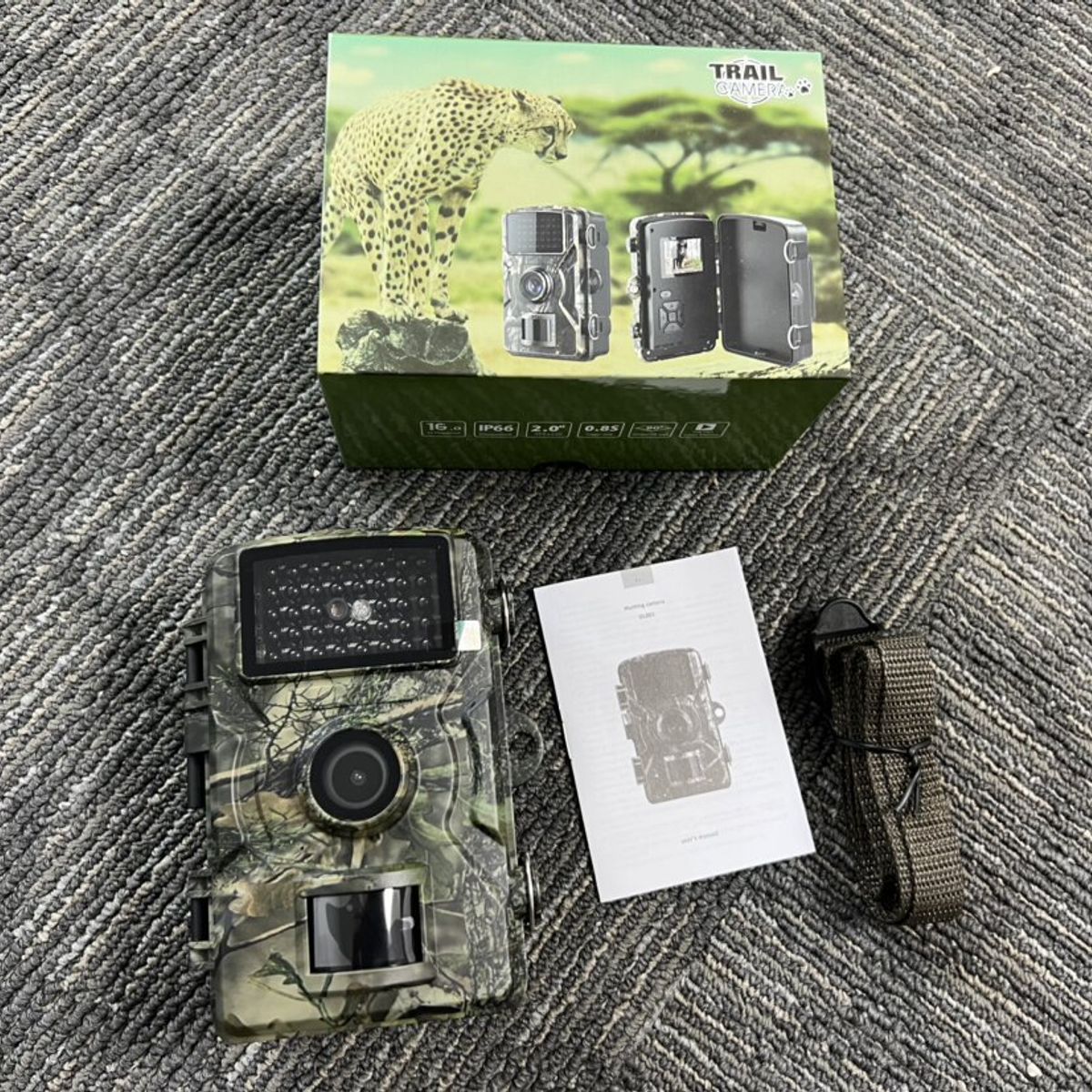 PUREPOWER - 1080P cámara impermeable de detección de inducción al aire libre