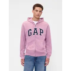 GAP - Polerón Logo Hoodie Con Cierre Hombre