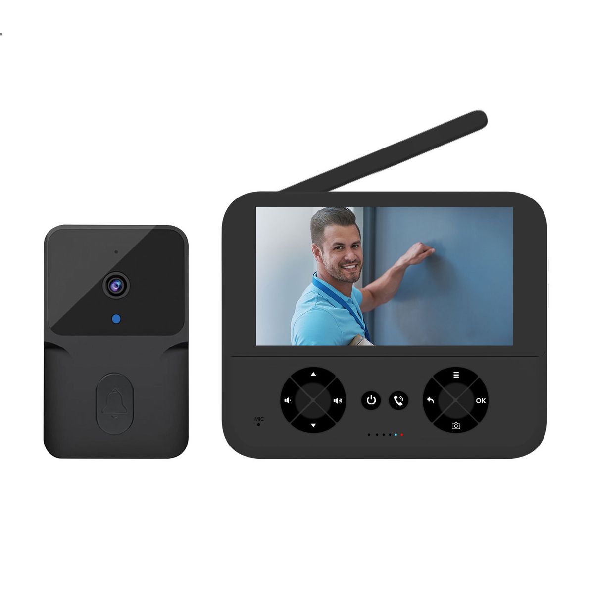 PUREPOWER - Timbre visual de alta definición WiFi inteligente para el hogar-m25