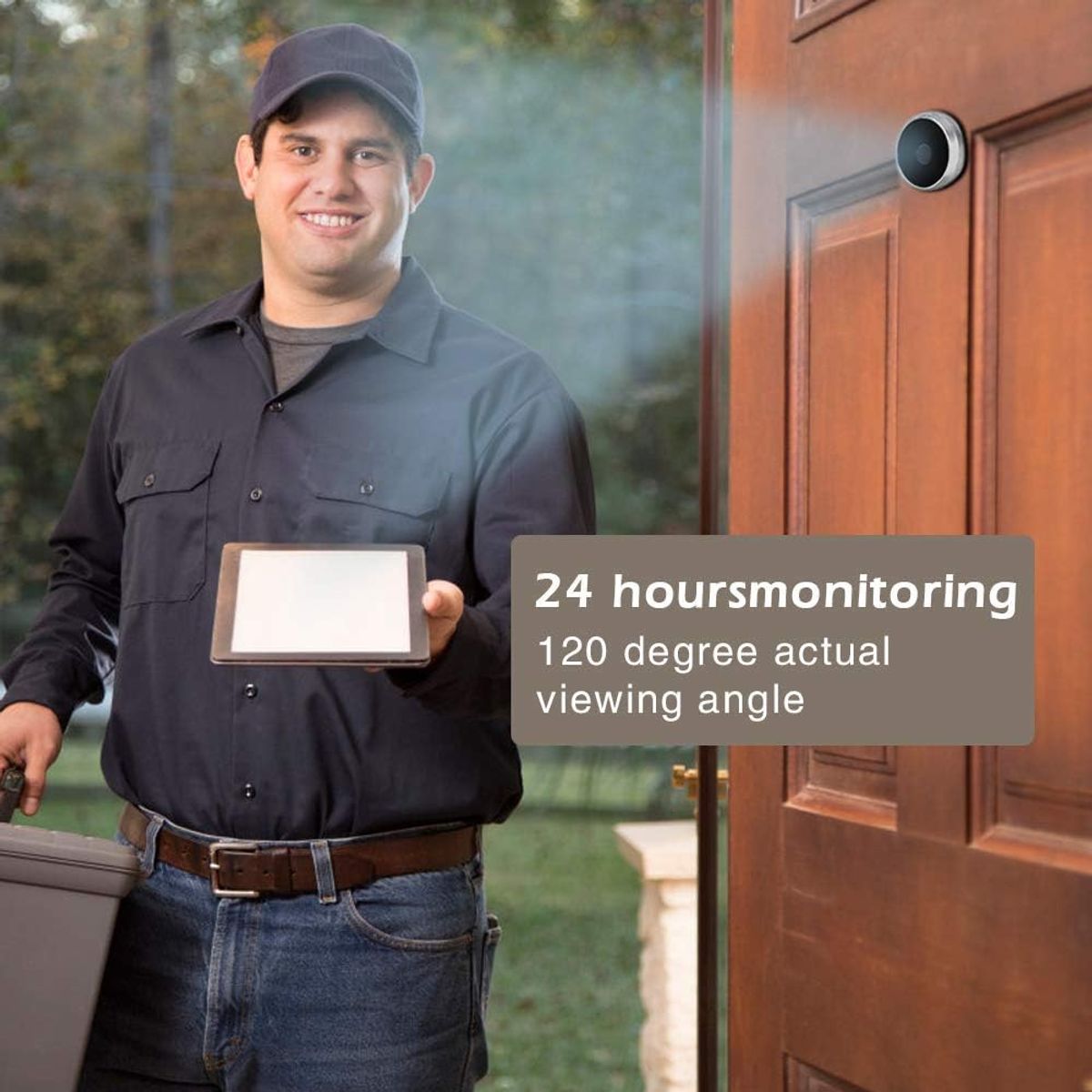 PUREPOWER - Timbre visual de alta definición WiFi inteligente para el hogar-m25