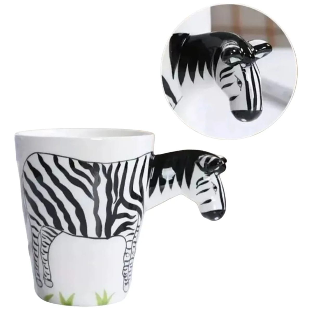 GENERICO - Taza Tazon Mug Zebra 3D