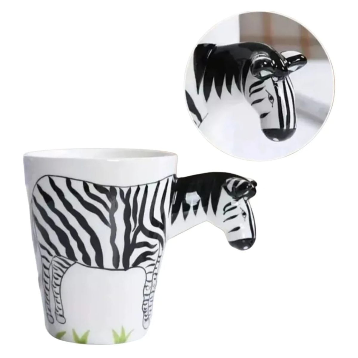 GENERICO - Taza Tazon Mug Zebra 3D