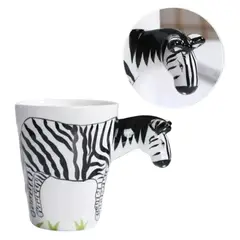 GENERICO - Taza Tazon Mug Zebra 3D