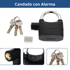 GENERICO - Candado de Seguridad para Motos Bicicletas y más