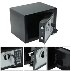 GENERICO - Caja Fuerte Digital con Clave y Llave.