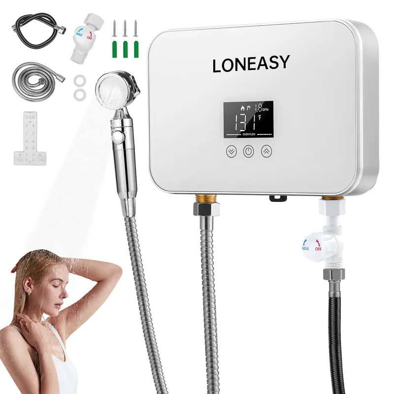 LONEASY - Calentador instantáneo de agua Máxima eficiencia energética7000w con SEC Calentador Agua InstantÃneo