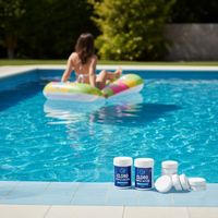 Kit 2 Cloro Triple Acción Pastillas 1kg Piscinas Desinfectante