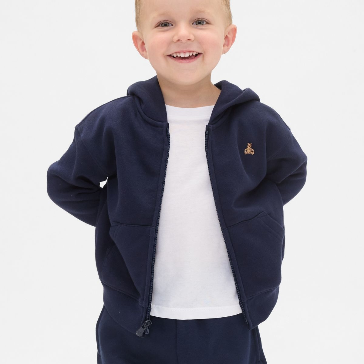 GAP - Polerón Gap Vintage Hoodie Con Cierre Toddler Niño