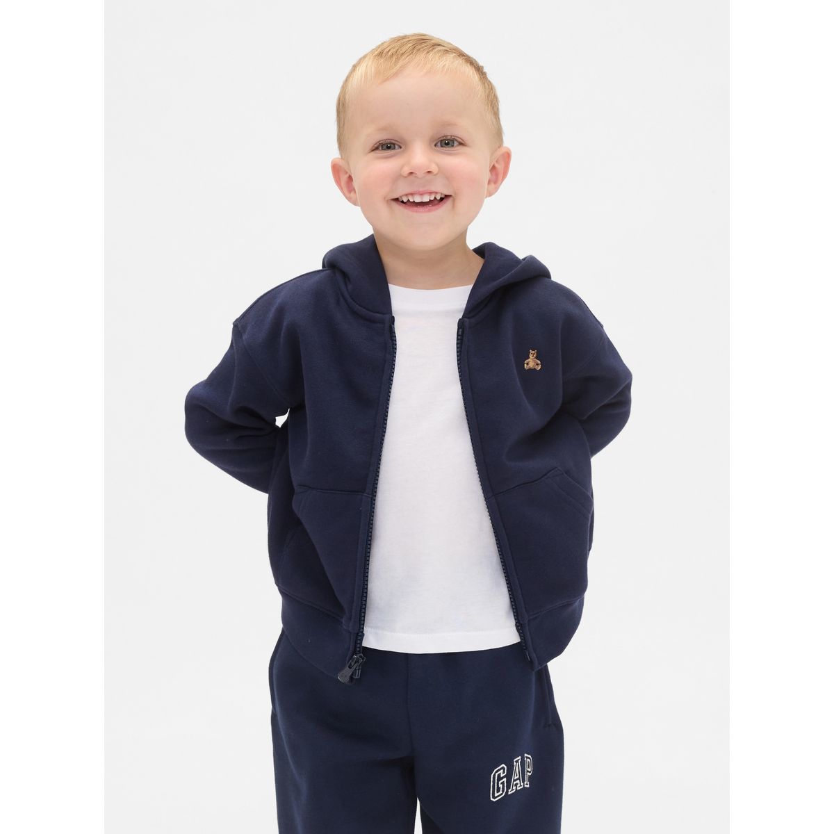 GAP - Polerón Gap Vintage Hoodie Con Cierre Toddler Niño