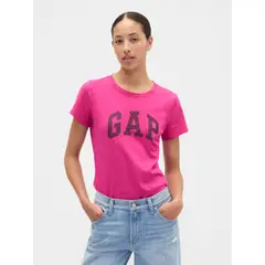 GAP - Polera Logo Manga Corta Mujer
