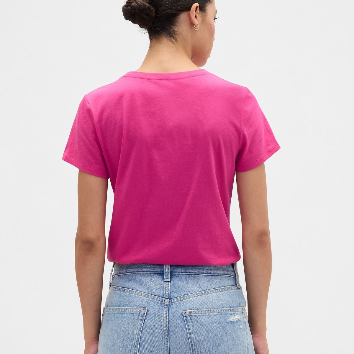 GAP - Polera Gap Logo Manga Corta Mujer