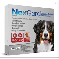 GENERICO - NEXGARD antipulgas 1 COMPRIMIDOS 25.1 - 50 kg