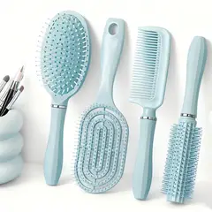 TNAKIEX - 4 Peine Para Cabello Rizado,desenredante El Cabello