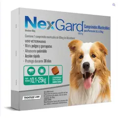 GENERICO - NEXGARD antiparasitos 1 COMPRIMIDO 10.1 - 25 kg