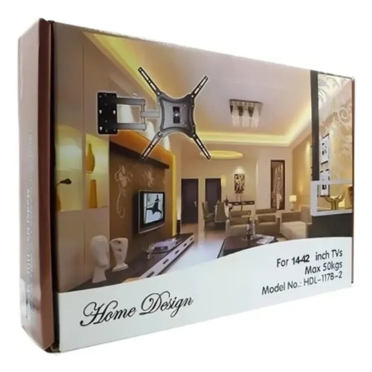 SUPERCENTER - Soporte Home Design Hdl-117b-2 De Pared Para Tv De 14 A 50 Color Negro