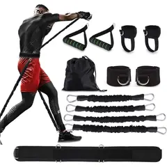 MOVI - BANDAS DE RESISTENCIA CON CINTURÓN Y TOBILLERAS POTENCIA TU ENTRENAMIENTO