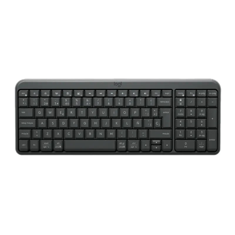 LOGITECH - Logitech K250 Teclado Inalámbrico Compacto BluetoothUSB Negro