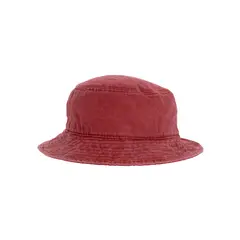 AZALEIA - Gorro Algodón Mujer Bucket Rojo