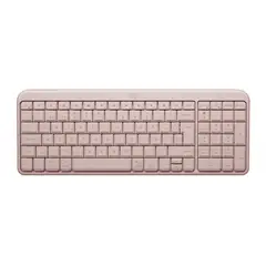 LOGITECH - K250, Teclado Inalámbrico Compacto, Bluetooth, USB Logi Bolt, Español, Oficina, Rosa