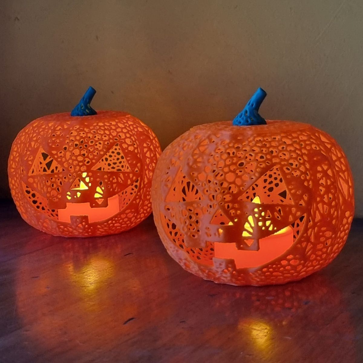 GENERICO - 2 Calabazas Led Para Decoración de Halloween