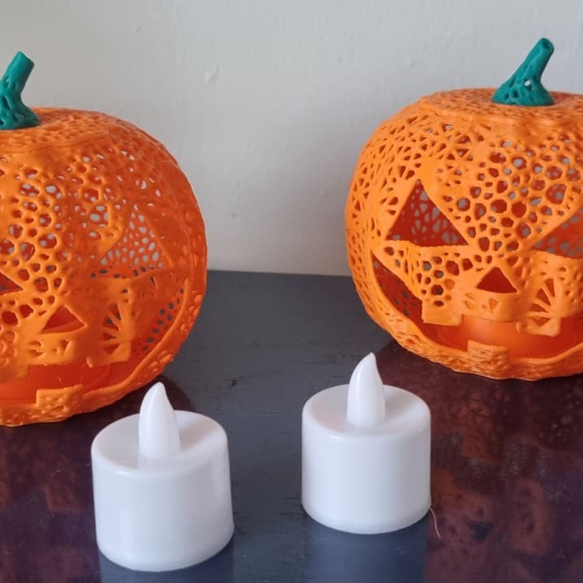 GENERICO - 2 Calabazas Led Para Decoración de Halloween