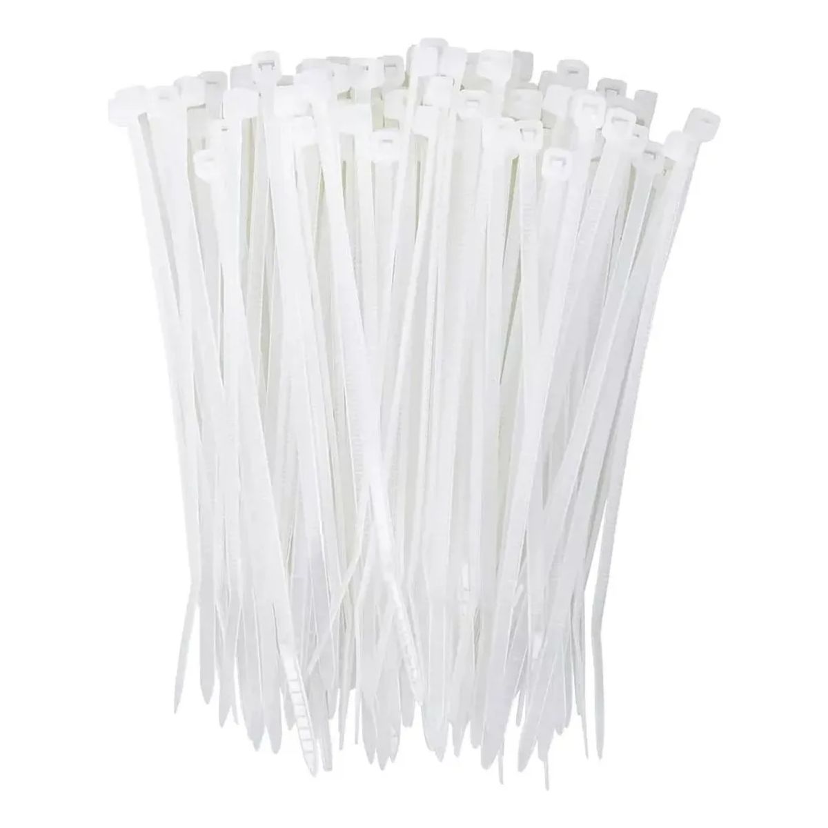 GENERICO - AMARRACABLES 08 BLANCO (4.6 X 203MM) 100 UNIDADES