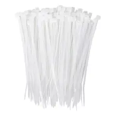 GENERICO - AMARRACABLES 08 BLANCO (4.6 X 203MM) 100 UNIDADES