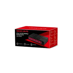 MERCUSYS - MS108G SWITCH DE ESCRITORIO 8 PUERTOS 10/100/1000 MBPS