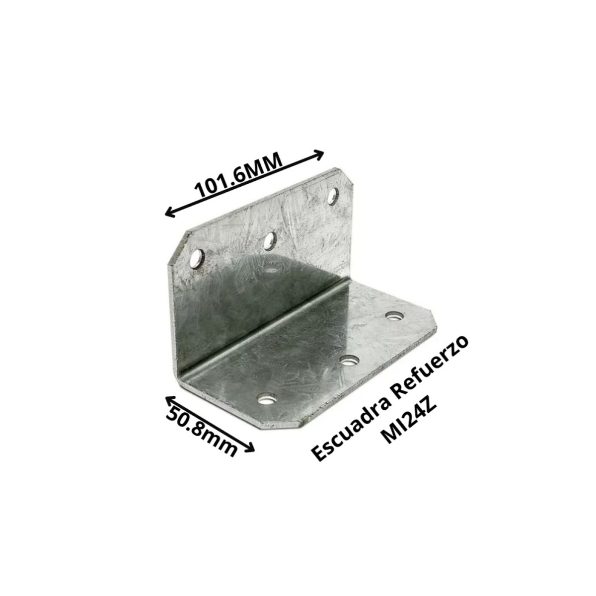 INGCO - CONECTOR SIMPSON ACERO GALVANIZADO ESCUADRA DE ALTURA ML24Z