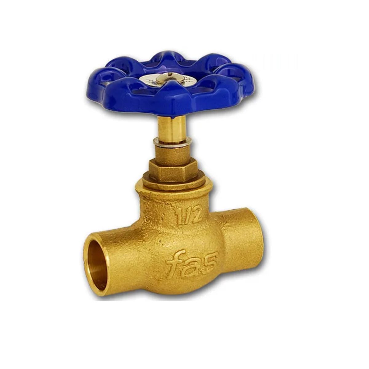 FAS - LLAVE DE PASO BRONCE SO-SO media pulg FAS