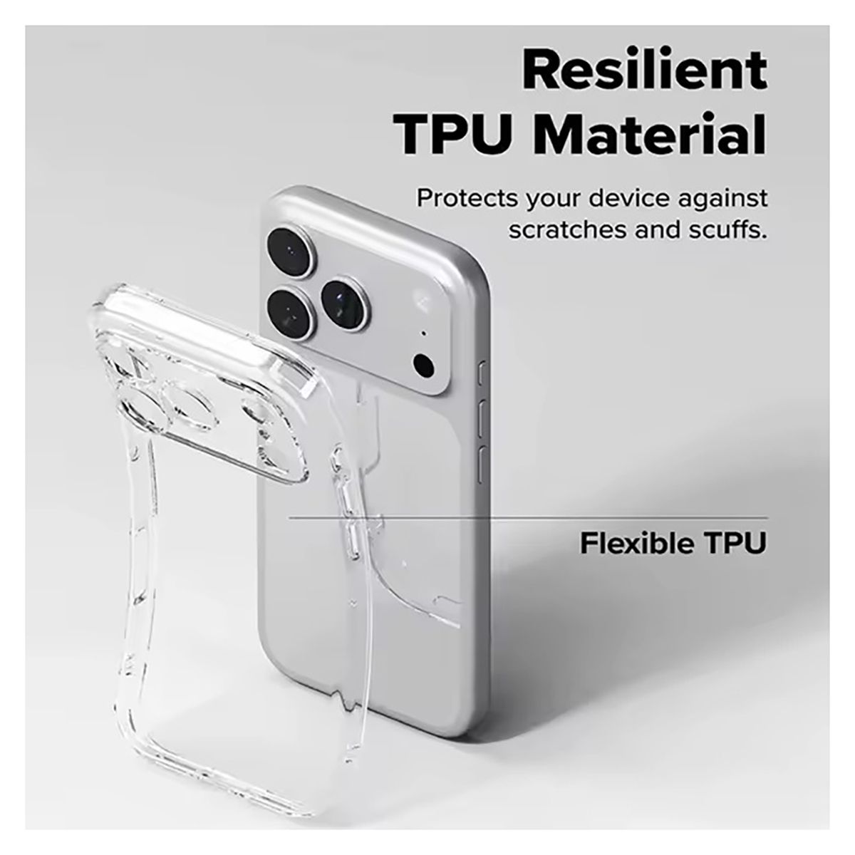 BELKRA - Carcasa Para iphone 17 PRO + Mica de Vidrio Anti Golpes