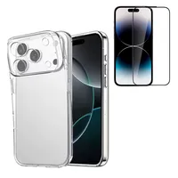 Carcasa Para iphone 17 PRO MAX + Mica de Vidrio Anti Golpes