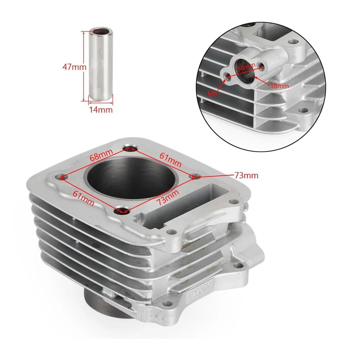 GENERICO - Kit De Cilindro Para Moto Suzuki Gs 150r Completo