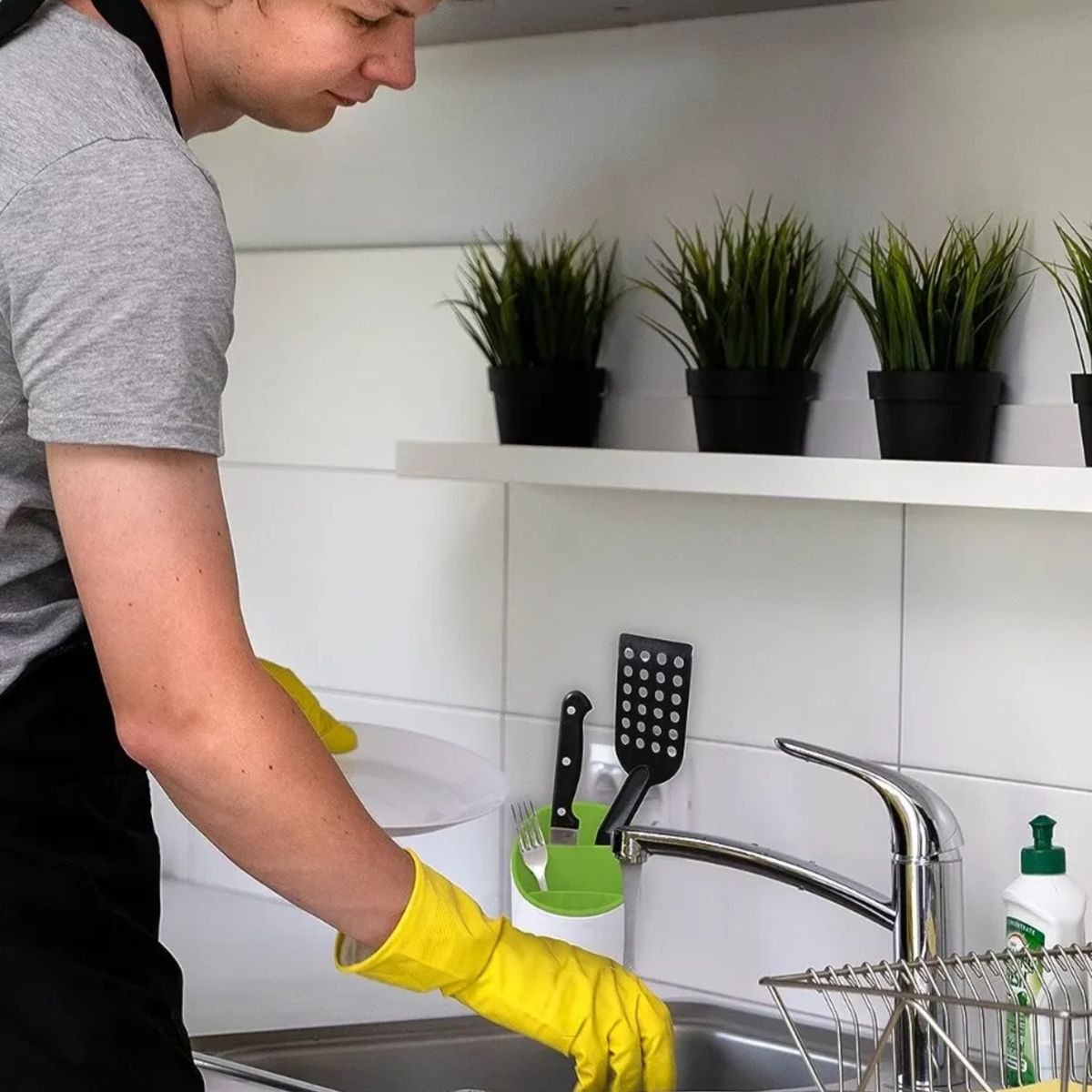 MOVI - Escurridor de Cubiertos Desmontable  Diseño Práctico y Funcional