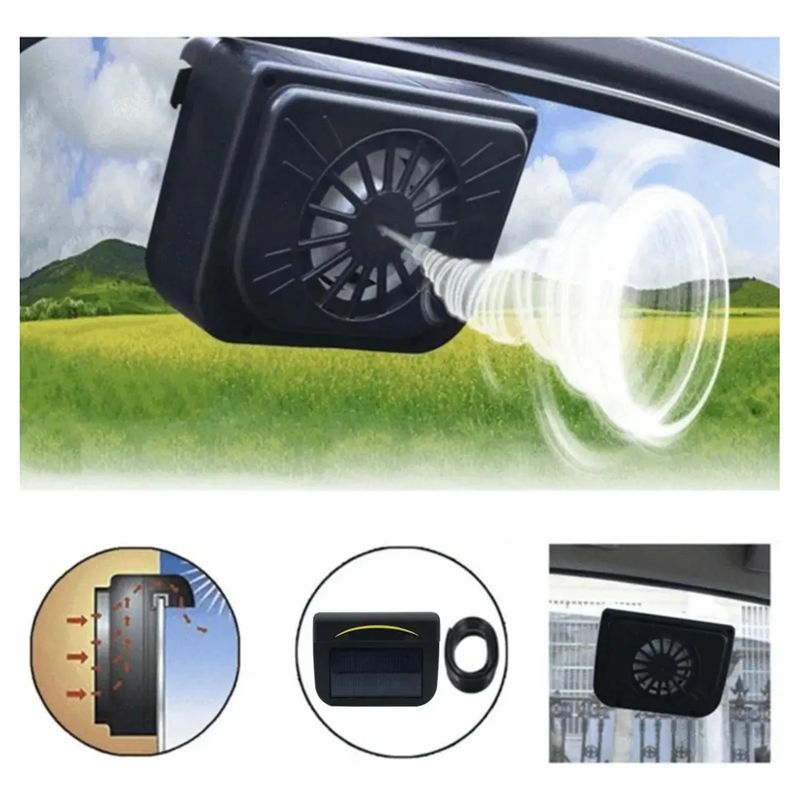 MOVI - Extractor de aire caliente para autos sin consumo eléctrico