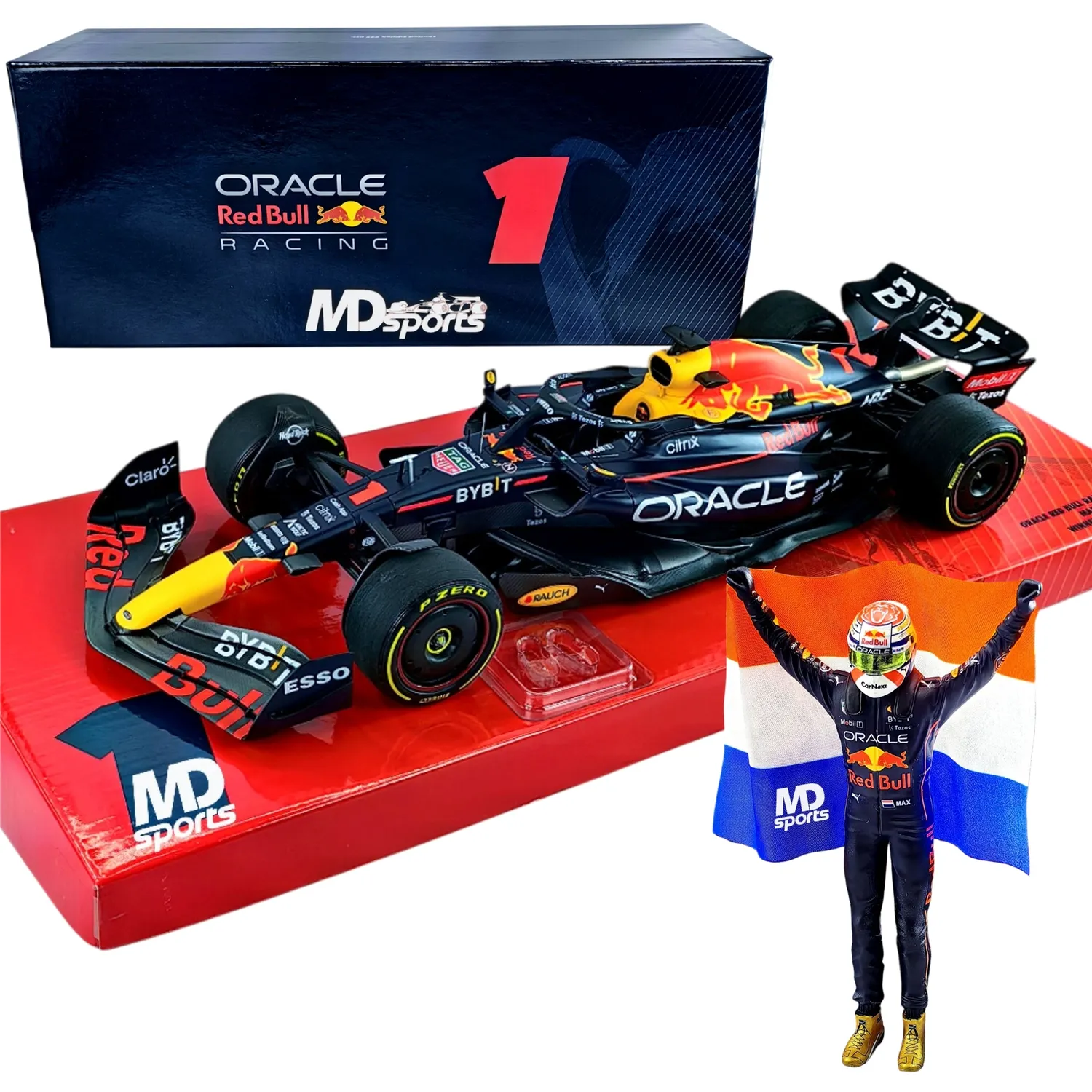 FORMULA 1 Auto F1 Redbull Rb18 2022 C/figura Verstappen Minichamp