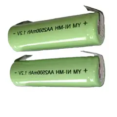 GENERICO - Pilas Recargable Ni-mh 2500aa Ym 2pcs Para Recambio Pack