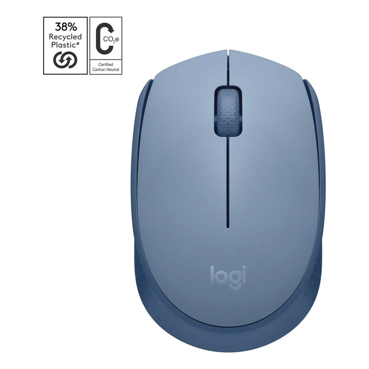 GENERICO - Mouse Logitech M170 inalámbrico blue grey