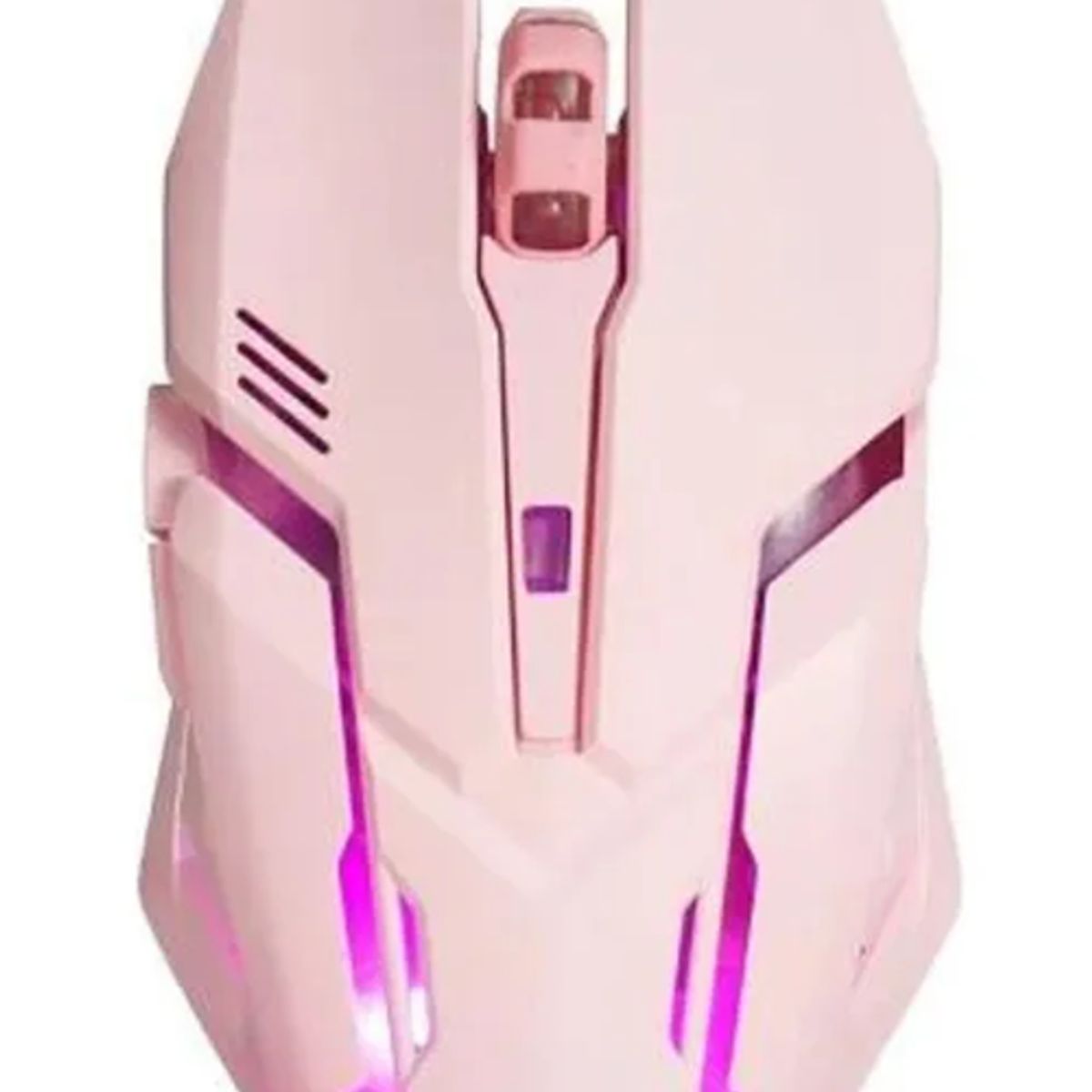 GENERICO - Mouse gamer Pro Urbano usb luces rgb rosado