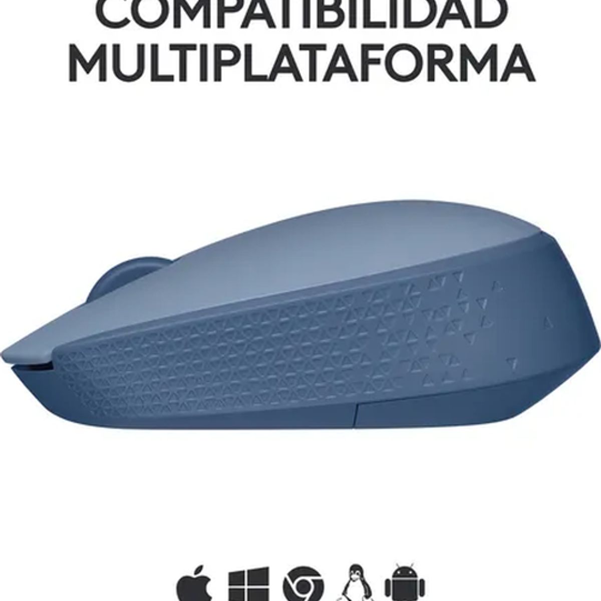 GENERICO - Mouse Logitech M170 inalámbrico azul gris