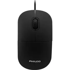 GENERICO - Mouse óptico Philco alámbrico usb negro