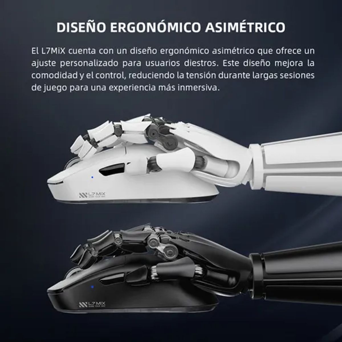 GENERICO - Ratón gamer Machenike L7mix paw3395 26000dpi