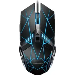 GENERICO - Mouse gamer Xundefined GM16 usb grietas negras