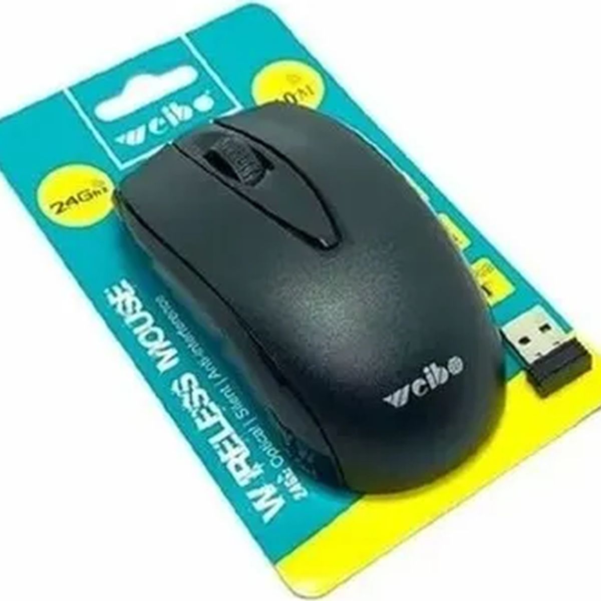 GENERICO - Mouse óptico inalámbrico 24ghz con receptor